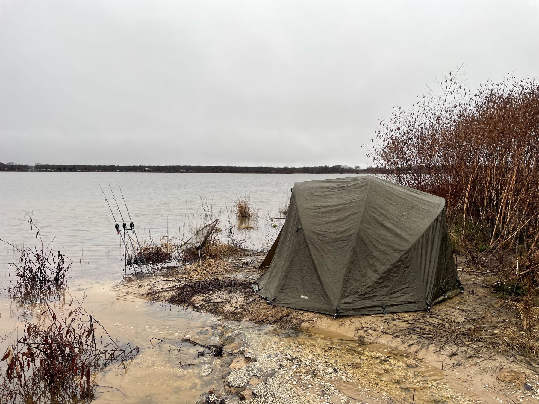 First morning and the waters are rising