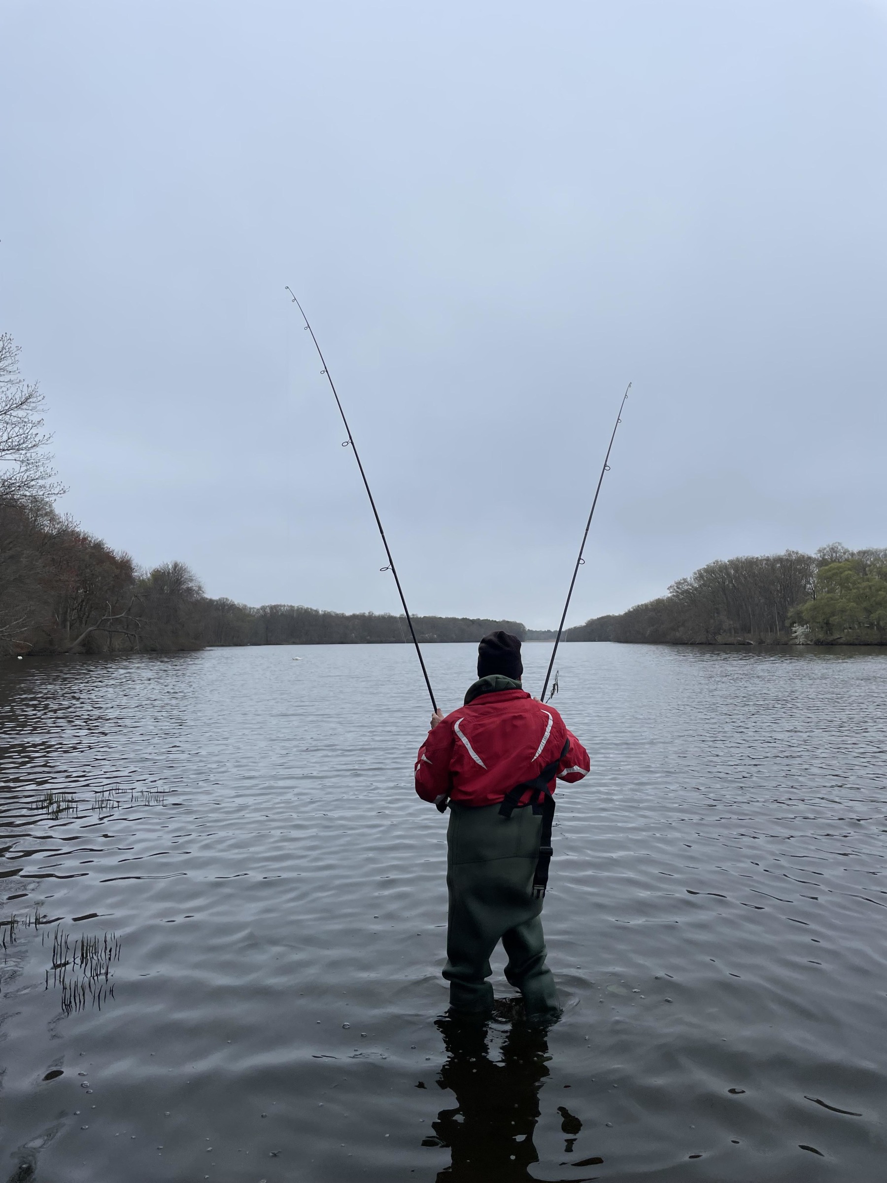 Dave joined the fun – 22 fish in one day between us