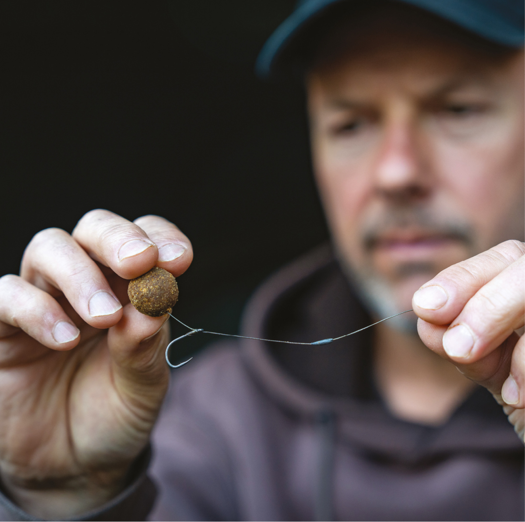 5. And here’s how the hook hangs when the hookbait is lifted.