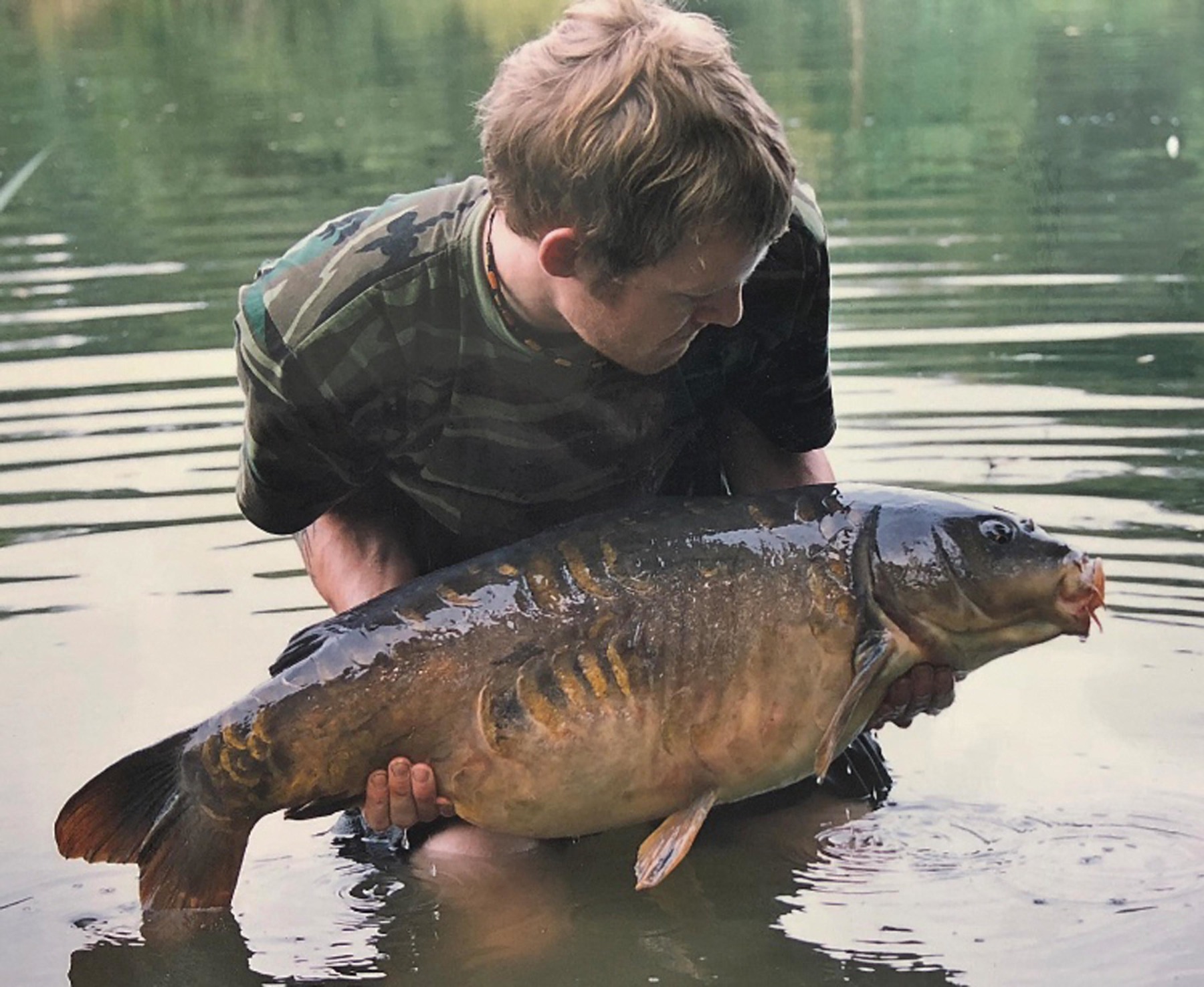 Three Up Five Down from Burghfield, landed on the original Fox Series 5 hook despite swimming between two islands into a completely different bay!