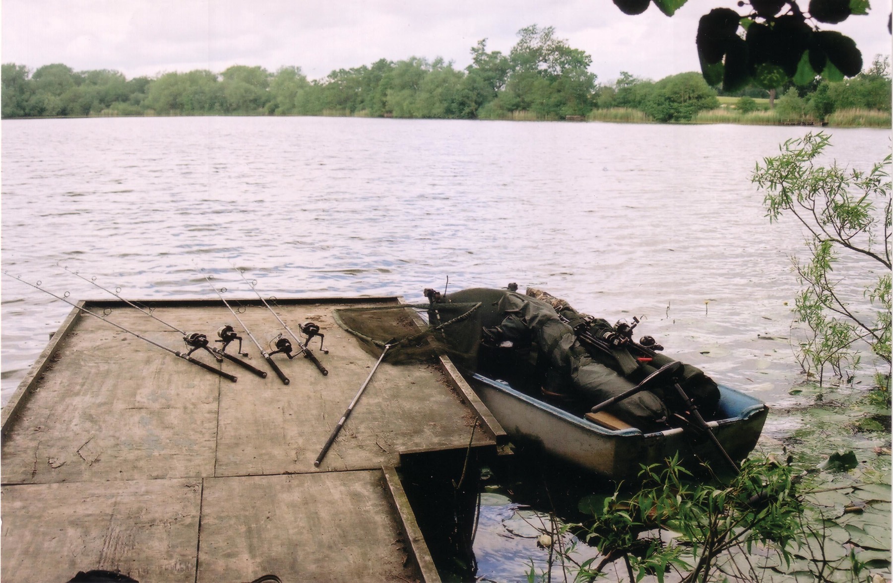 Access to the swims was all done via a boat