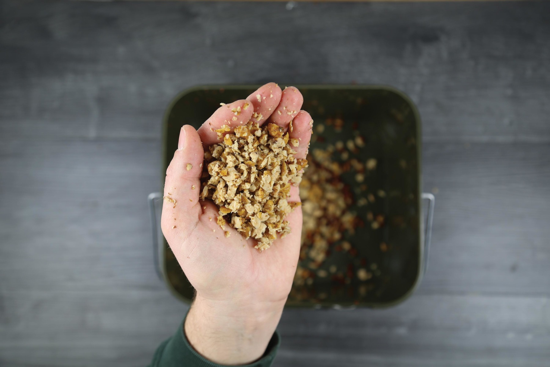 Mix 5:
Casters + Crushed Tigers + Salmon Fry Crumb