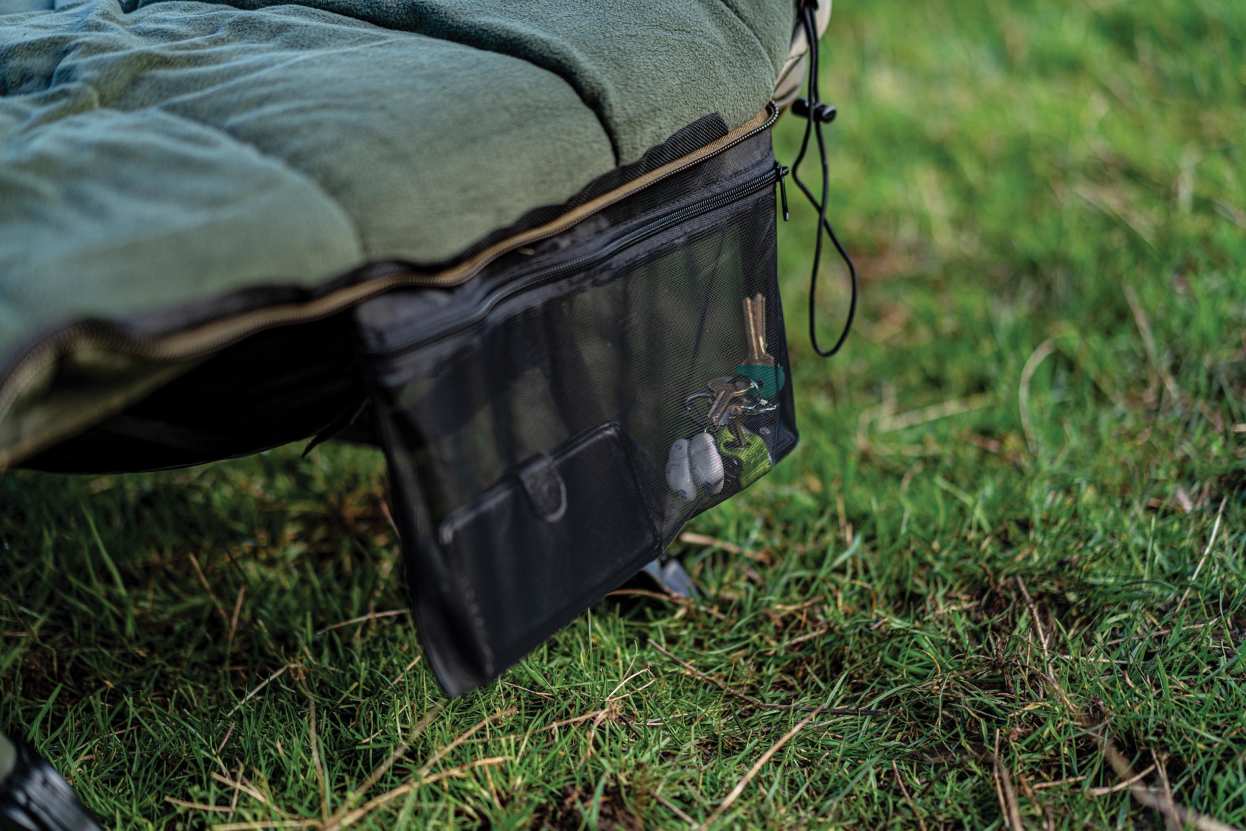 The mesh pocket is really handy