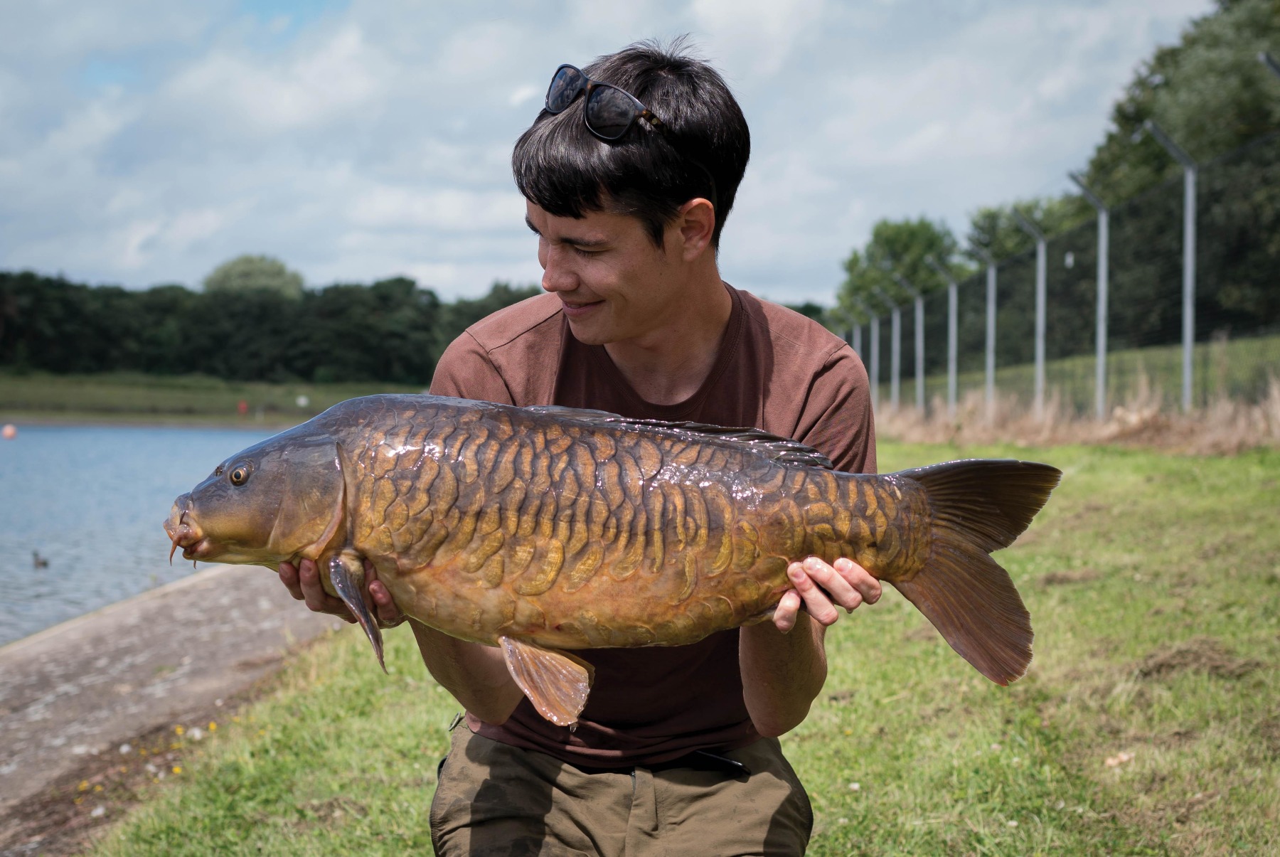 I was soon catching on most trips, and the fish were all pretty special concrete critters!