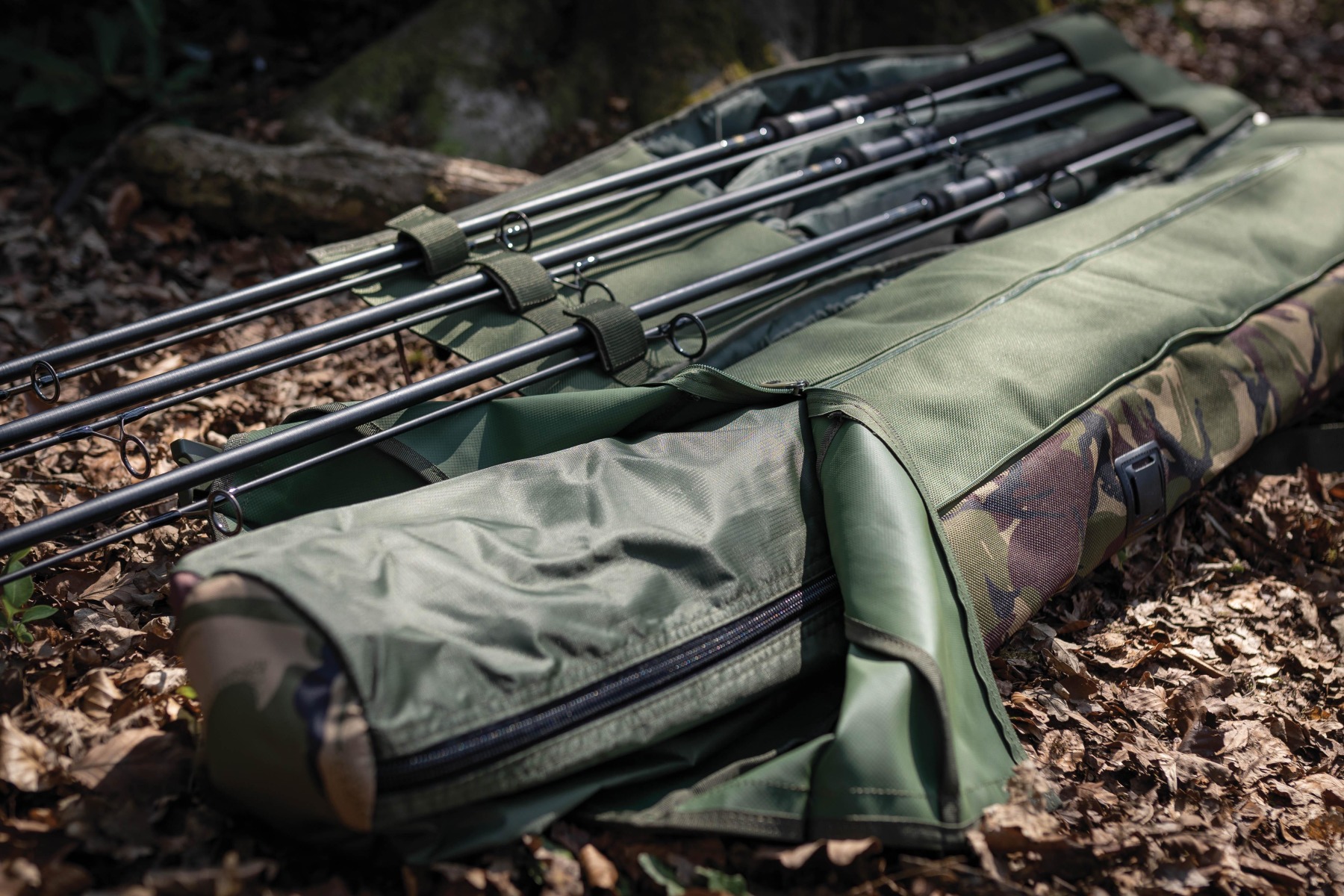 The roll-top design secures the main compartment, and will house everything from a shelter to nets and slings