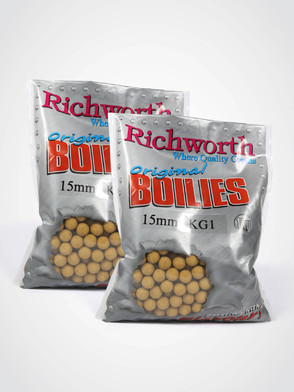 2kg Richworth KG1 15mm Shelf-life Boilies 