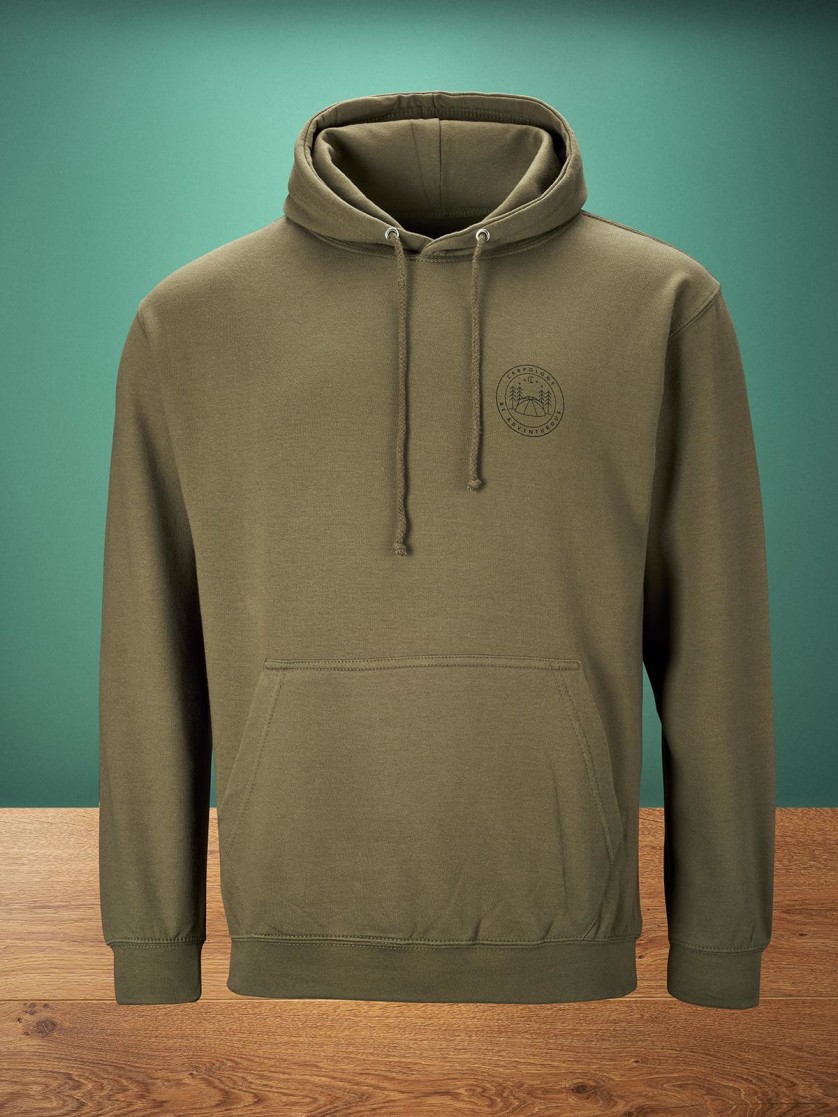 Be Adventurous Khaki Hoodie