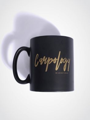 CARPology Script Matt Black Mug