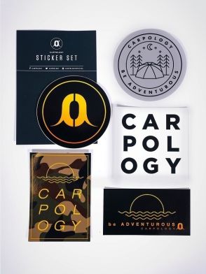 CARPology Be Adventurous Large Sticker Pack