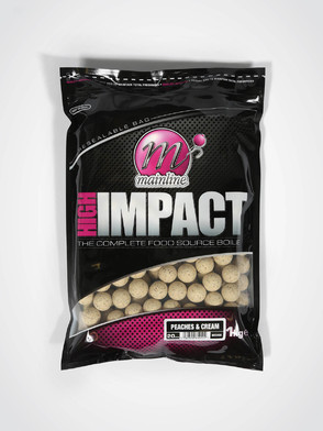 Mainline Baits 1kg Peaches and Cream Shelf-life Boilies