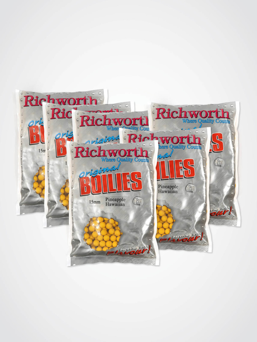 6kg Richworth Pineapple Hawaiian 15mm Shelf-life Boiles