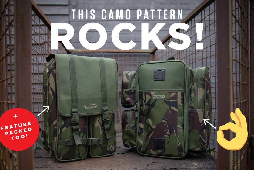 This is the BEST camo pattern on any carp fishing luggage right now!