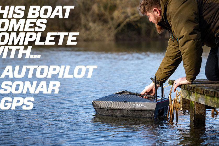 This NEW bait boat comes with built-in GPS and autopilot!, Rippton CatchX  Pro Bait Boat