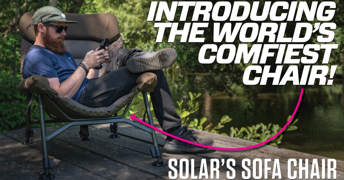 Is this the WORLD's Comfiest Carp Fishing Chair?, Solar Sofa Chair